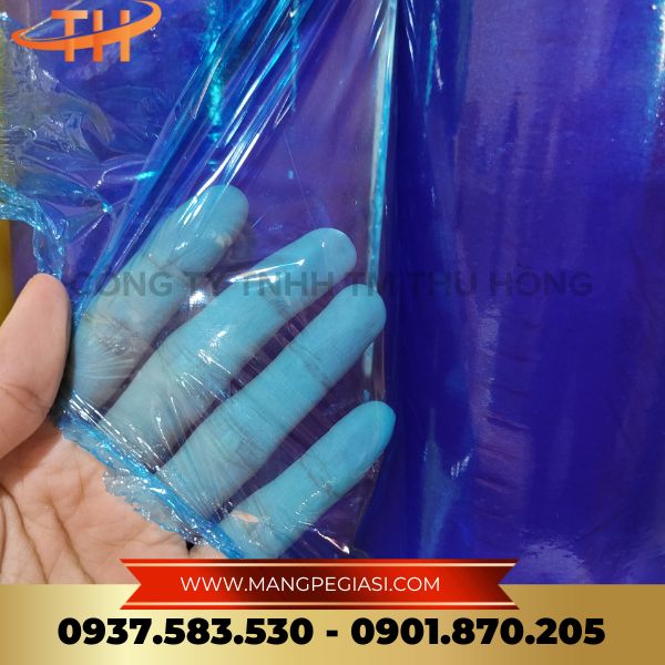 Cận màng PE xanh dương Cận màng PE xanh dương