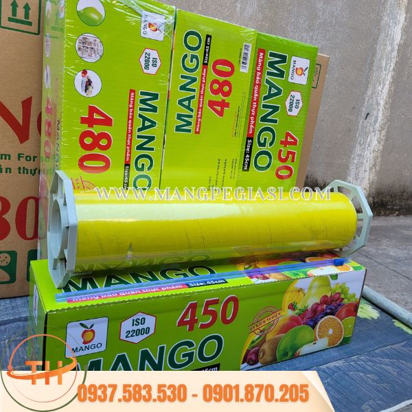 Cây bọc thực phẩm Mango khổ 45cm Cây bọc thực phẩm Mango khổ 45cm