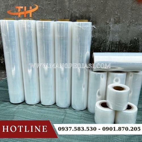 Màng PE trong suốt siêu dính bền dai Màng PE trong suốt siêu dính bền dai