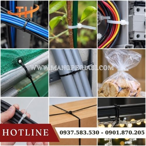 Công dụng phổ biến của dây rút nhựa Công dụng phổ biến của dây rút nhựa