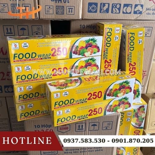Food Wrap 250 có thiết kế cuộn cao cấp tiện lợi Food Wrap 250 có thiết kế cuộn cao cấp tiện lợi