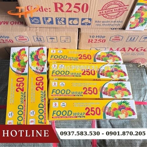 Màng bọc thực phẩm Food Wrap 250 chính hãng giá rẻ Màng bọc thực phẩm Food Wrap 250 chính hãng giá rẻ
