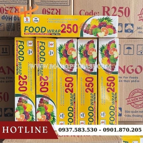 Màng bọc thực phẩm Food Wrap 250 đa năng - tiện lợi - giá tốt Màng bọc thực phẩm Food Wrap 250 đa năng - tiện lợi - giá tốt