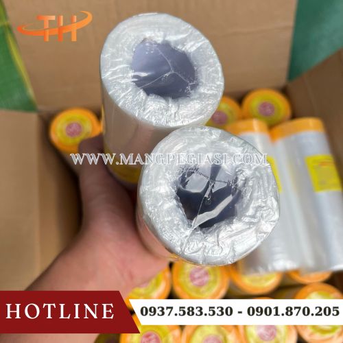 Cuộn băng dính che chắn khu vực không cần sơn Cuộn băng dính che chắn khu vực không cần sơn