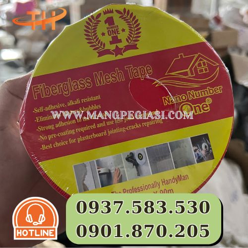 Cuộn băng dính sợi thuỷ tinh chống nứt tường Cuộn băng dính sợi thuỷ tinh chống nứt tường