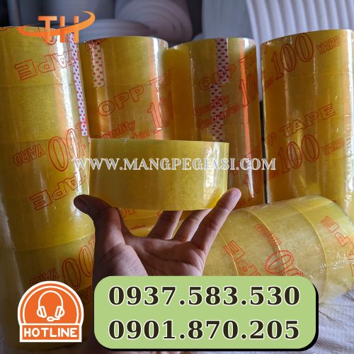 Cuộn băng dính vàng chanh siêu dính Cuộn băng dính vàng chanh siêu dính