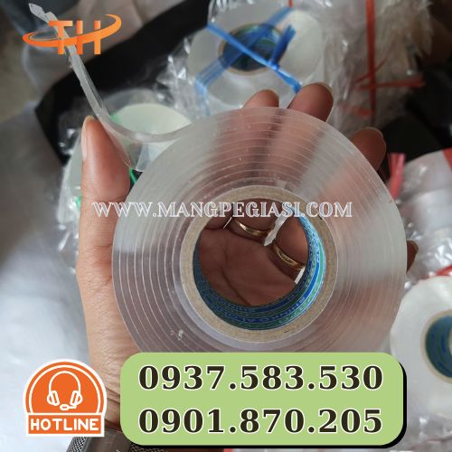 Cuộn băng keo 2 mặt trong suốt chất lượng Cuộn băng keo 2 mặt trong suốt chất lượng