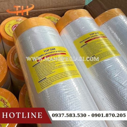 Cuộn băng keo che sơn bám dính tốt Cuộn băng keo che sơn bám dính tốt