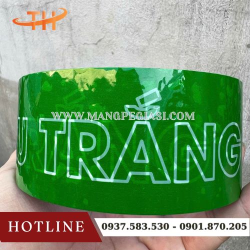 Cuộn băng keo in logo in chữ theo yêu cầu Cuộn băng keo in logo in chữ theo yêu cầu
