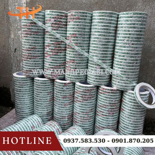 Cuộn băng keo in logo bám dính tốt độ bền cao Cuộn băng keo in logo bám dính tốt độ bền cao