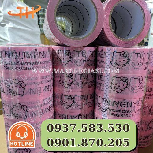 Cuộn băng keo in logo in chữ chất lượng tại Thu Hồng Cuộn băng keo in logo in chữ chất lượng tại Thu Hồng