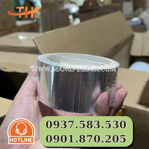 Cuộn băng keo nhôm bạc bám dính tốt Cuộn băng keo nhôm bạc bám dính tốt