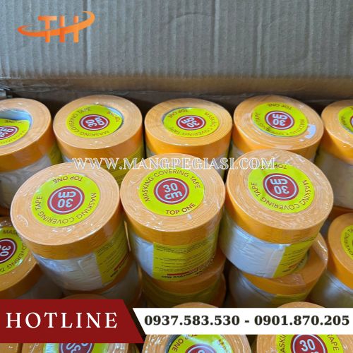 Cuộn băng keo nilon che sơn 30cm Cuộn băng keo nilon che sơn 30cm