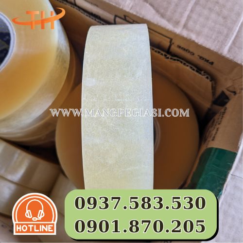 Cuộn băng keo trong dán thùng 500yard Cuộn băng keo trong dán thùng 500yard