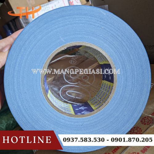 Cuộn băng keo vải xanh dương 800g Cuộn băng keo vải xanh dương 800g