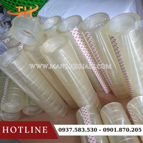 Cuộn băng keo văn phòng phẩm 1F8 thông dụng Cuộn băng keo văn phòng phẩm 1F8 thông dụng
