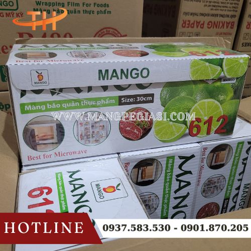 Cuộn bọc thực phẩm Mango 612 chính hãng Cuộn bọc thực phẩm Mango 612 chính hãng