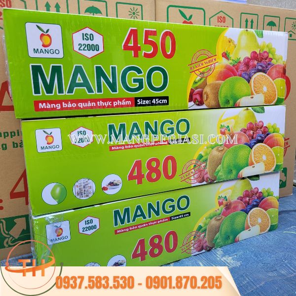 Cuộn bọc thực phẩm Mango 45*450, 45*480 Cuộn bọc thực phẩm Mango 45*450, 45*480