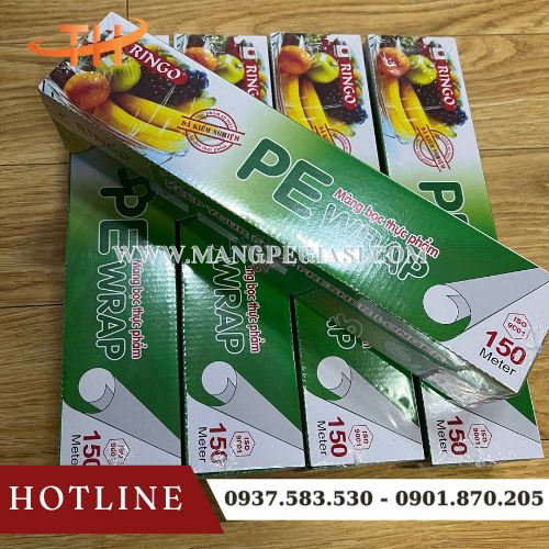 Cuộn bọc thực phẩm Ringo PE150 chịu nhiệt chống nước Cuộn bọc thực phẩm Ringo PE150 chịu nhiệt chống nước