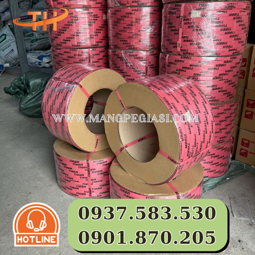 Cuộn dây đai PP in logo chất lượng Cuộn dây đai PP in logo chất lượng