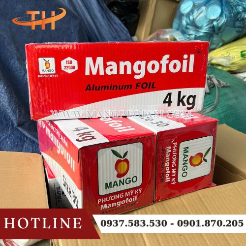 Cuộn giấy bạc nướng rộng 30cm nặng 4kg Cuộn giấy bạc nướng rộng 30cm nặng 4kg