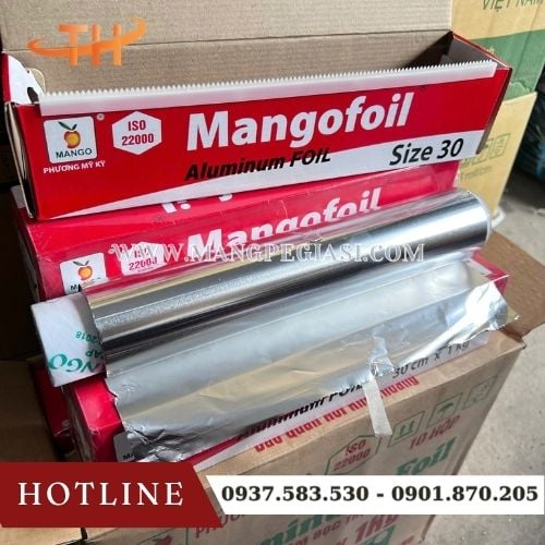 Cuộn giấy bạc nướng chính hãng có dao cắt tiện lợi Cuộn giấy bạc nướng chính hãng có dao cắt tiện lợi