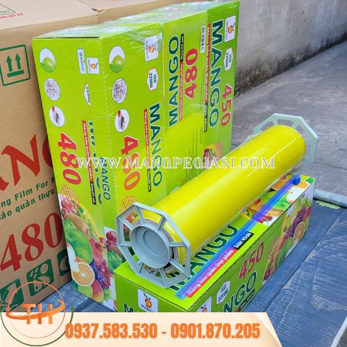 Cuộn màng bọc thực phẩm Mango khổ 45cm Cuộn màng bọc thực phẩm Mango khổ 45cm