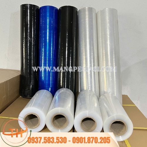 Cuộn màng chít PE quấn hàng pallet Cuộn màng chít PE quấn hàng pallet