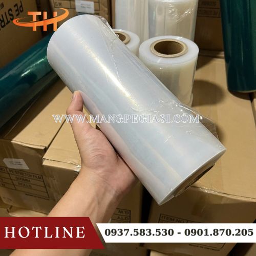 Cuộn màng PE 25cm cố định hàng hoá Cuộn màng PE 25cm cố định hàng hoá