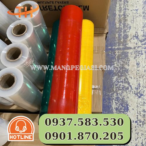 Cuộn màng PE quấn hàng công nghiệp Cuộn màng PE quấn hàng công nghiệp