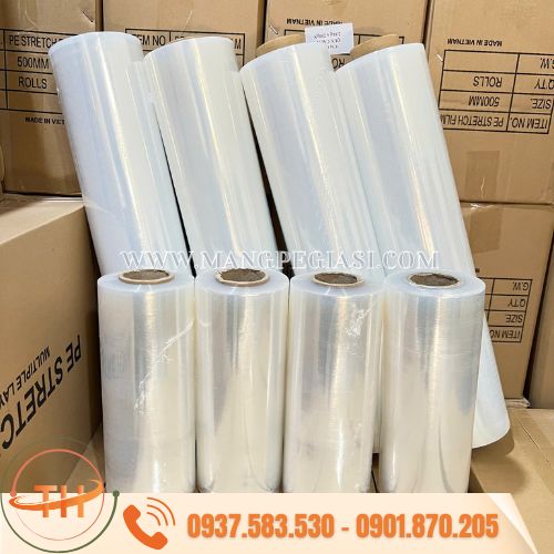 Cuộn PE quấn hàng pallet Cuộn PE quấn hàng pallet