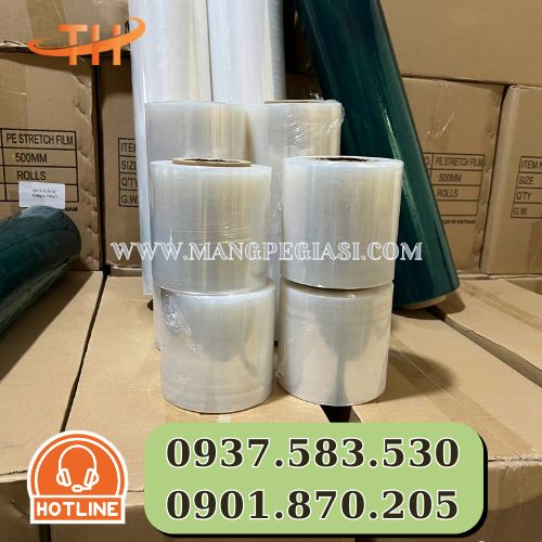 Cuộn PE quấn tay 10cm Cuộn PE quấn tay 10cm