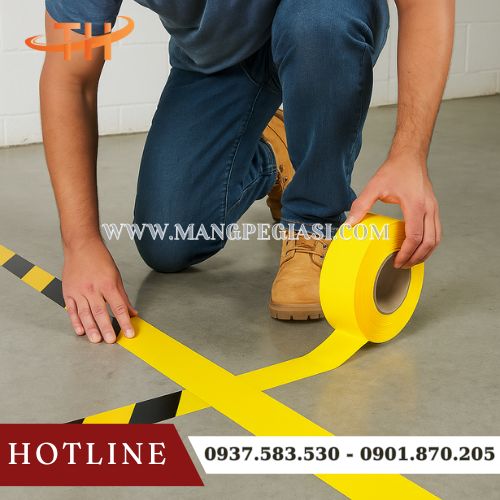 Dán cảnh báo phân chia khu vực Dán cảnh báo phân chia khu vực