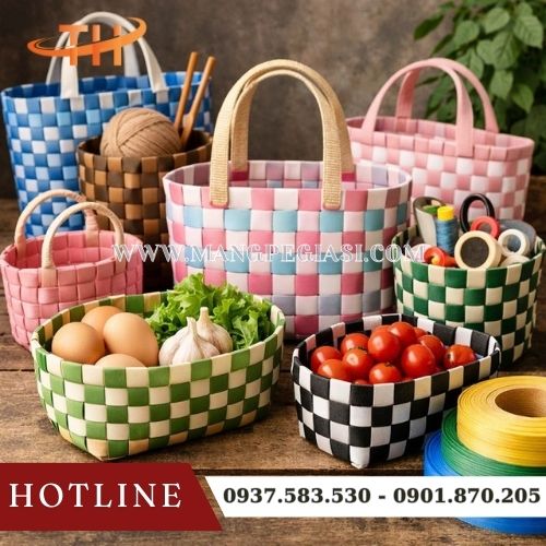 Giỏ nhựa đựng đồ chắc chắn đẹp mắt Giỏ nhựa đựng đồ chắc chắn đẹp mắt