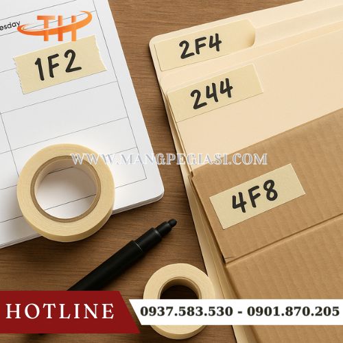 Dán viết ghi chú tiện lợi bằng băng dính giấy nhăn Dán viết ghi chú tiện lợi bằng băng dính giấy nhăn