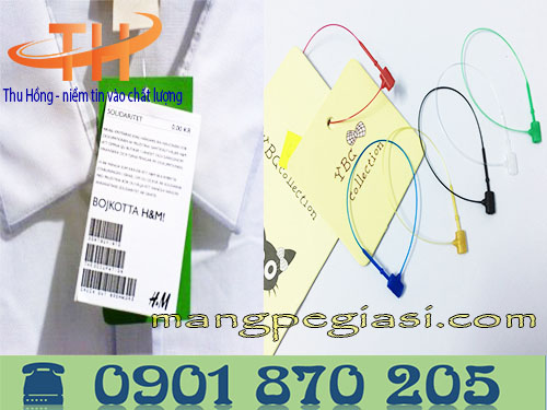 Đạn xỏ được dùng gắn nhãn mác của ngành may mặc