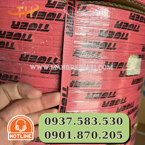 Dây đai nhựa in logo in thương hiệu Dây đai nhựa in logo in thương hiệu