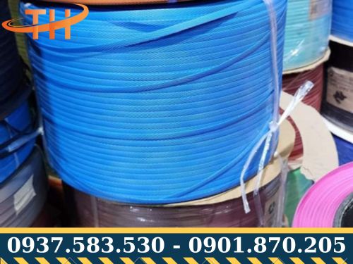 Dây đai nhựa màu xanh da trời