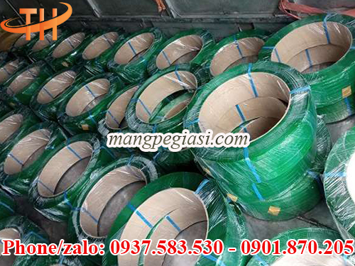 Dây đai nhựa màu xanh cẩm thạch