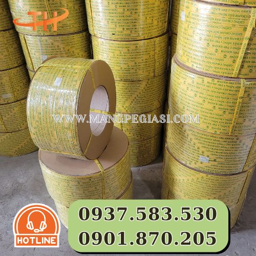 Dây đai nhựa PP in chữ chịu lực tốt Dây đai nhựa PP in chữ chịu lực tốt