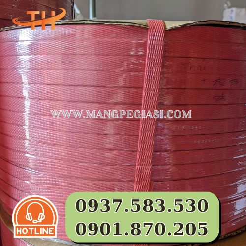 Dây đai nhựa PP màu đỏ Dây đai nhựa PP màu đỏ