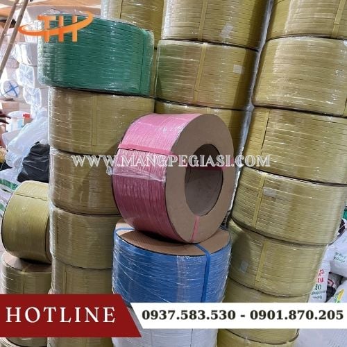 Kho sỉ Thu Hồng phân phôi dây đai PP với đa dạng kích thước, màu sắc Kho sỉ Thu Hồng phân phôi dây đai PP với đa dạng kích thước, màu sắc