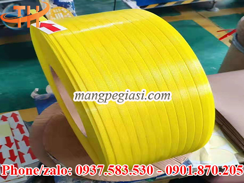 Dây đai nhựa màu vàng