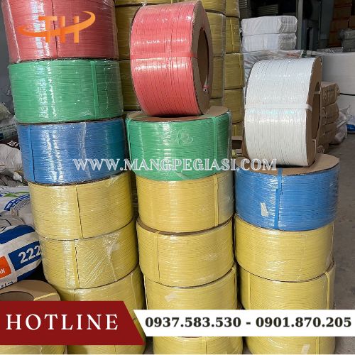 Dây đai PP có đa dạng màu sắc và kích thước Dây đai PP có đa dạng màu sắc và kích thước