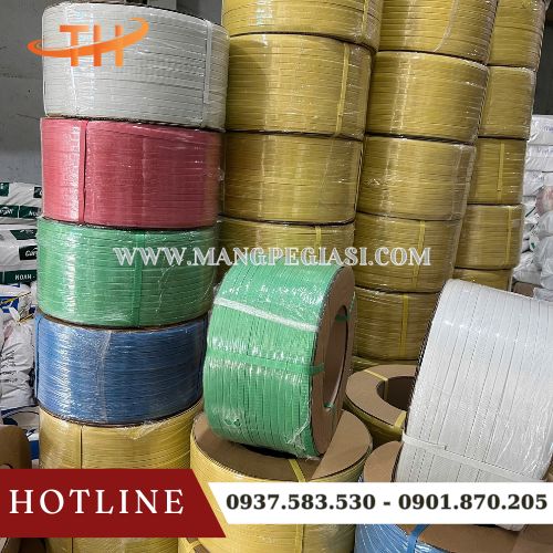 Dây đai PP cố định pallet, thùng hàng xuất khẩu Dây đai PP cố định pallet, thùng hàng xuất khẩu