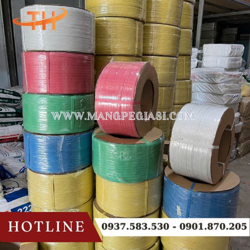 Dây đai PP đóng hàng pallet Dây đai PP đóng hàng pallet