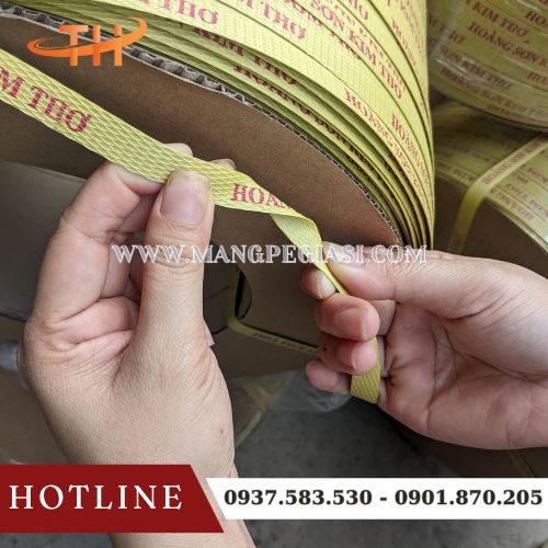 Dây đai PP in logo, in chữ dẻo dai chịu lực tốt Dây đai PP in logo, in chữ dẻo dai chịu lực tốt