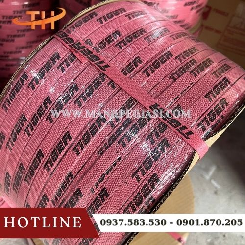 Dây đai PP in logo in đẹp sắc nét Dây đai PP in logo in đẹp sắc nét