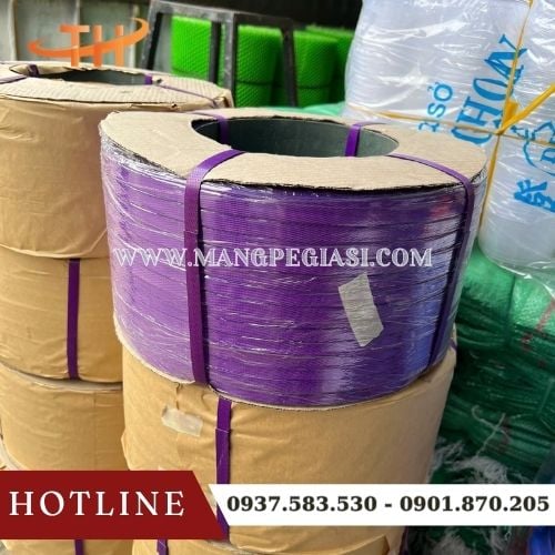 Dây đai PP màu tím giá rẻ chất lượng Dây đai PP màu tím giá rẻ chất lượng