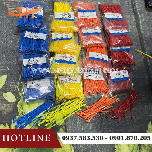 Dây rút nhựa 1 tấc đủ màu giá sỉ Dây rút nhựa 1 tấc đủ màu giá sỉ